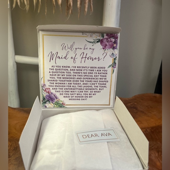Home Spa Gift Set for Maid of Honor - Picture 3 of 9